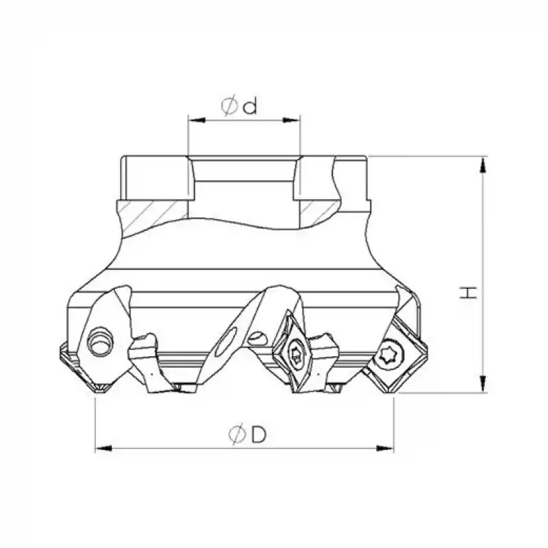 Heikenei EM45 80x7 027 SN..1305 Tarama Başlığı ISCR