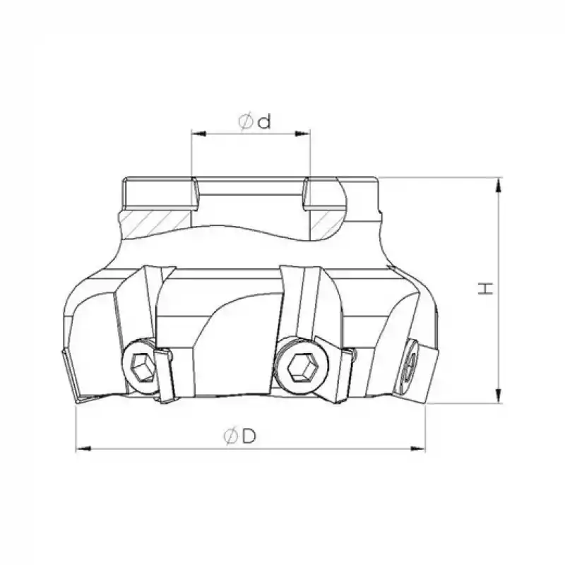 Heikenei EM75 125x10 040 SPKN 1203 Tarama Başlığı ISO
