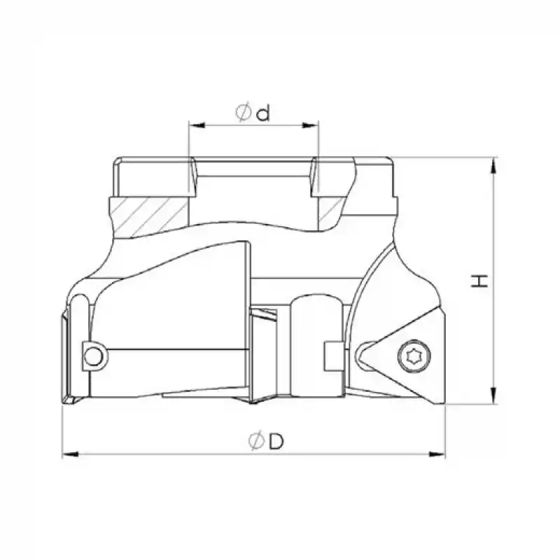 Heikenei EM90 100x5 032 TPKT 2205 Tarama Başlığı DRCP