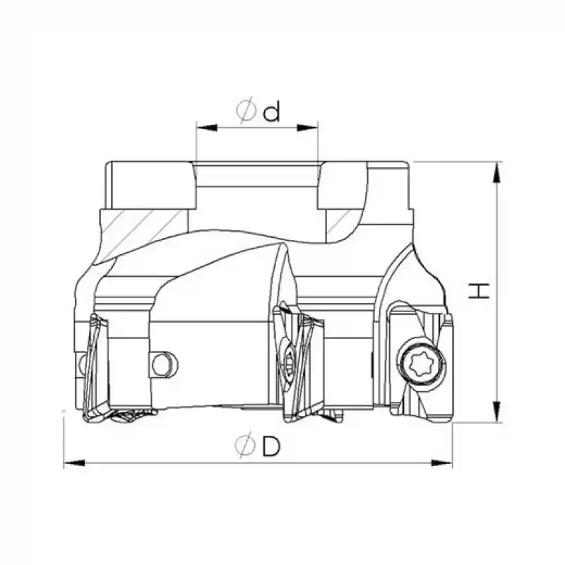 Heikenei EM90 100x8 032 AOMT 1605 Tarama Başlığı INGRSL