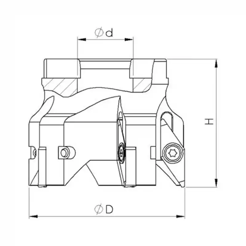 Heikenei EM90 50x3 022 VCGT 2205 Tarama Başlığı ISO