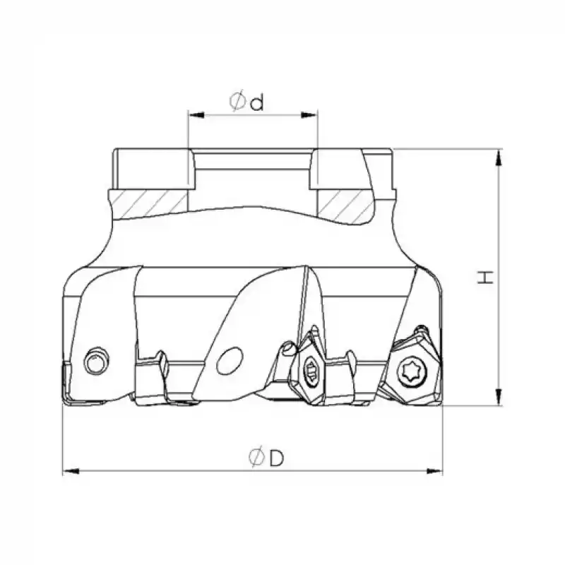 Heikenei EM90 50x4 022 WNHU 0806 Tarama Başlığı ZCC