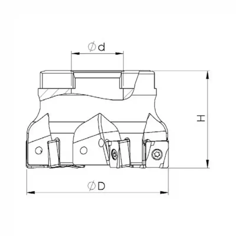Heikenei EM90 50x5 022 LNGX 1205 Tarama Başlığı VNDRT