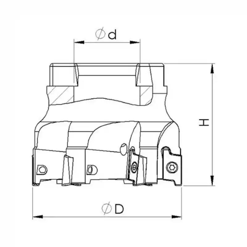 Heikenei EM90 50x6 022 APLX 1008 Tarama Başlığı ZCC