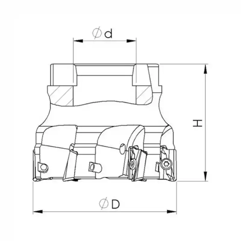 Heikenei EM90 50x6 022 BDMT 11T3 Tarama Başlığı KYCR