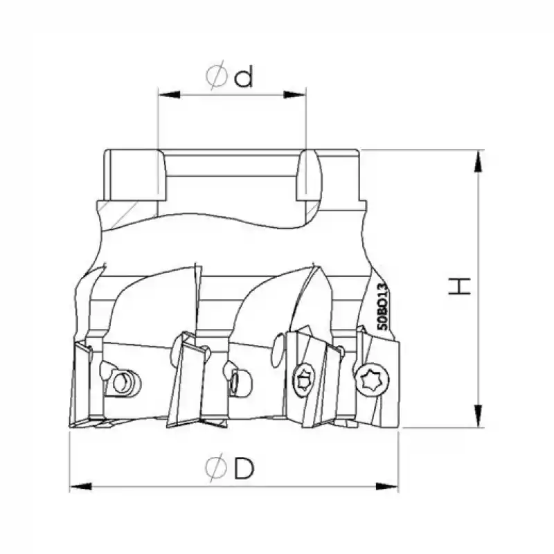Heikenei EM90 50x7 022 BOMT 1304 Tarama Başlığı ING