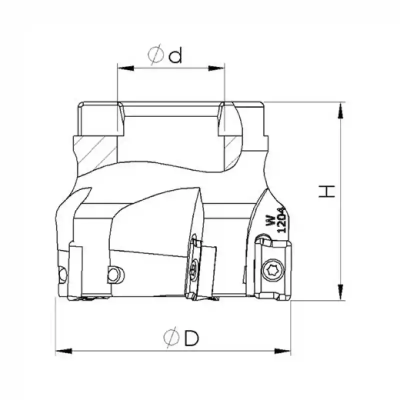 Heikenei EM90 63x6 022 ADMT 1204 Tarama Başlığı WLTR