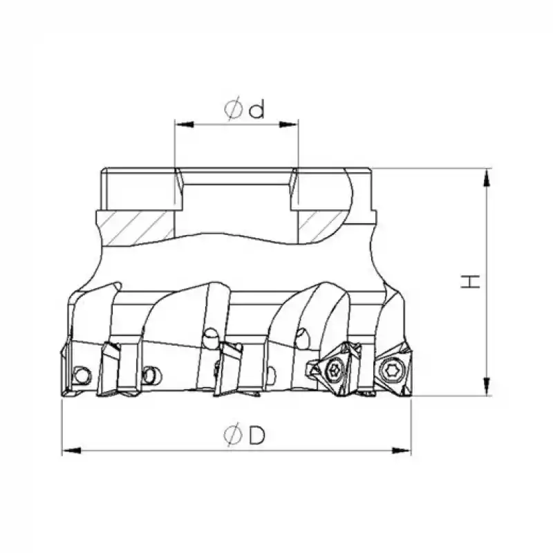 Heikenei EM90 63x8 022 3PKT 1004 Tarama Başlığı TT