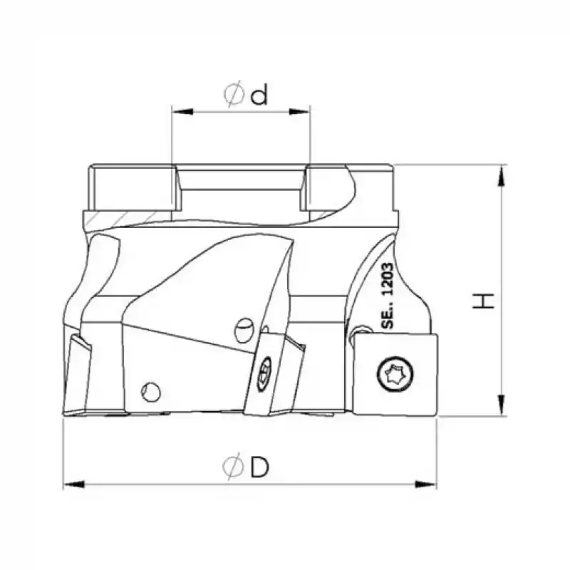 Heikenei EM90 80x6 027 SEET 1203 Tarama Başlığı ZCC