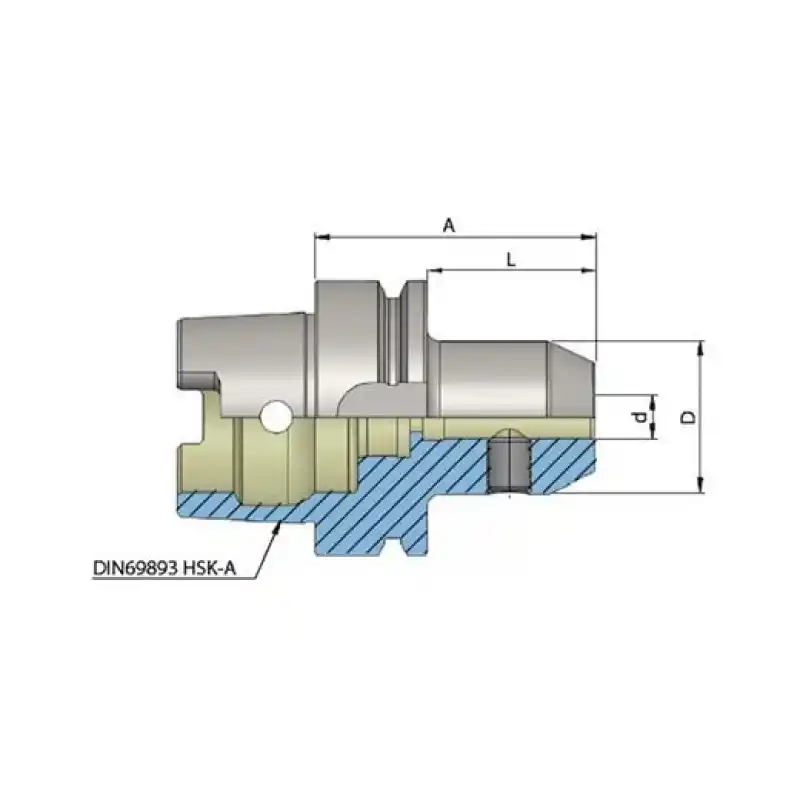 Heikenei HSK100-A Ø14-160 Veldon Tutucu DIN69893