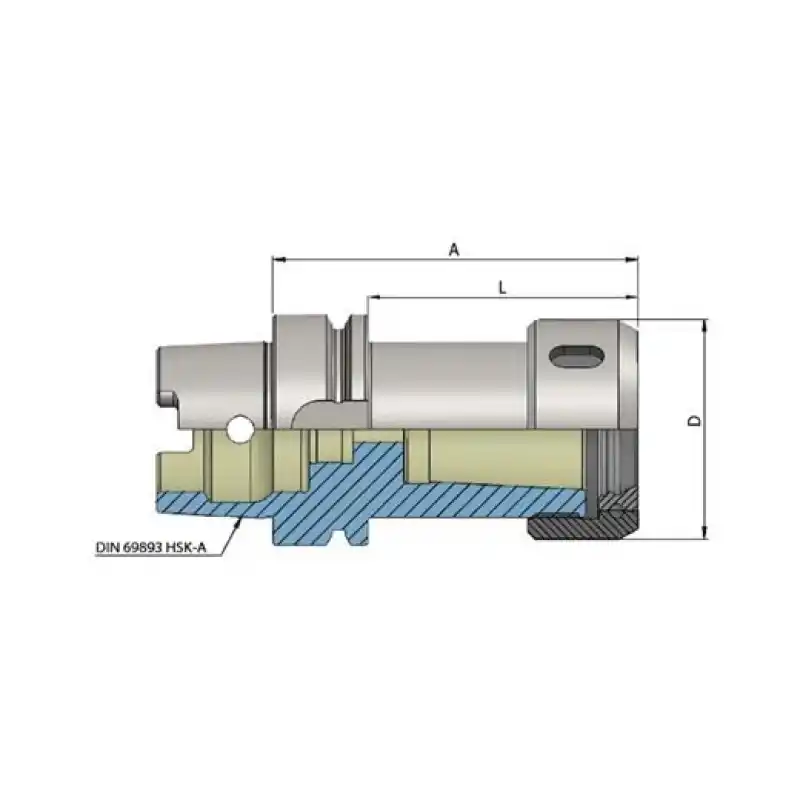 Heikenei HSK63-A E410-100 Pens Başlığı E Tipi DIN69893