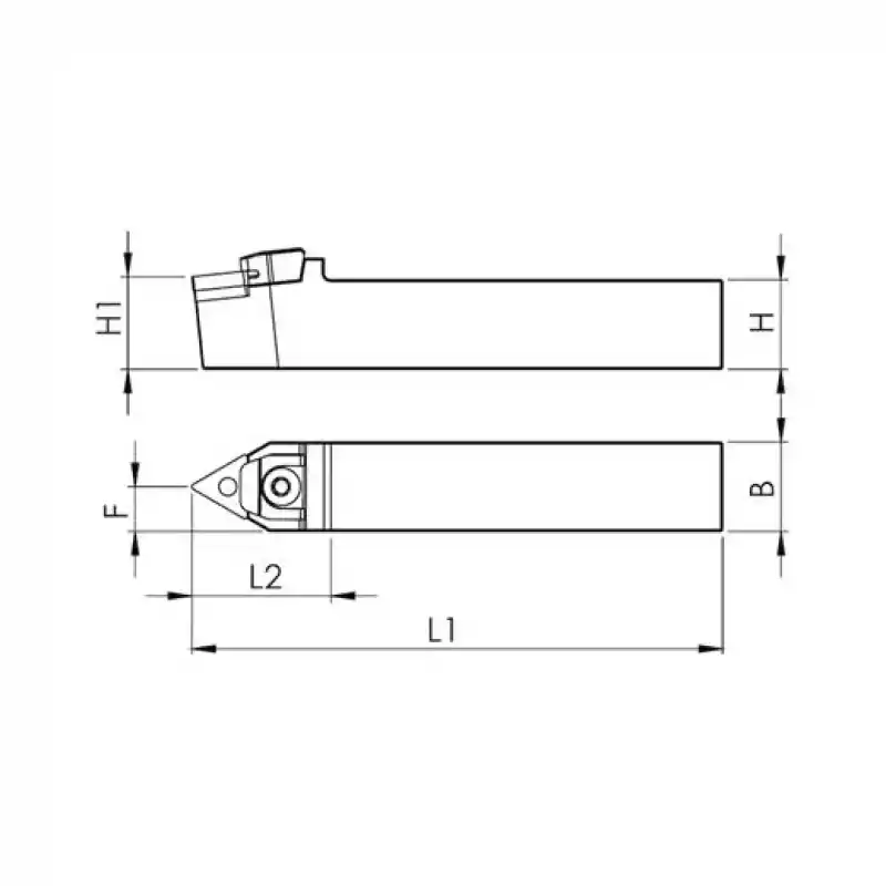 Heikenei MTENN 25x25 M22 Dış Çap Tornalama Kateri