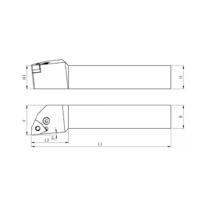 Heikenei PWLNR 25x25 M08 Dış Çap Tornalama Kateri