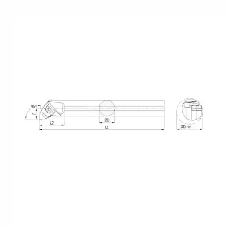 Heikenei S40V MWLNL 08 İç Çap Tornalama Kateri
