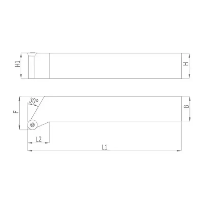 Heikenei SRGCR 25x25 M12 Dış Çap Tornalama Kateri