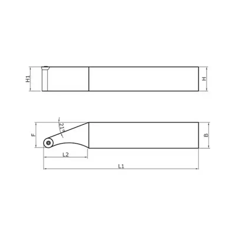 Heikenei SRHCL 25x25 M12 Dış Çap Tornalama Kateri