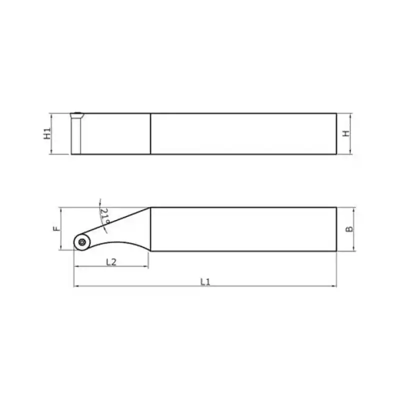 Heikenei SRHCR 20x20 K08 Dış Çap Tornalama Kateri