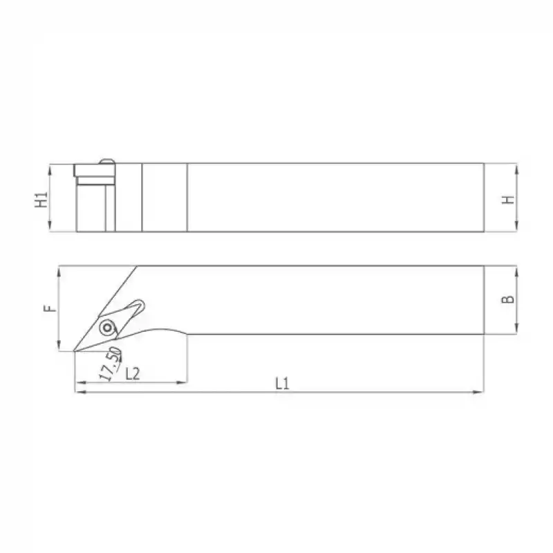Heikenei SVHBR 12x12 H11 Dış Çap Tornalama Kateri