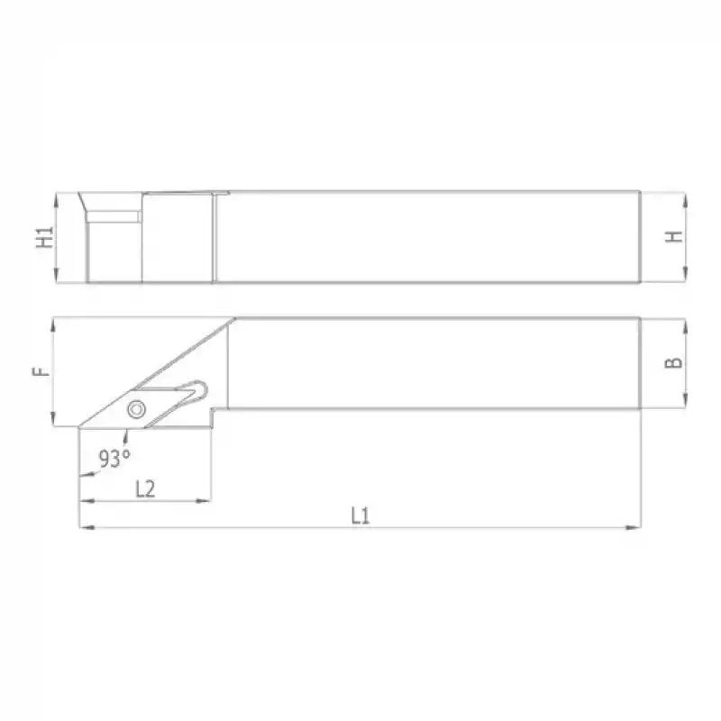 Heikenei SVJCL 25x25 M16 Dış Çap Tornalama Kateri