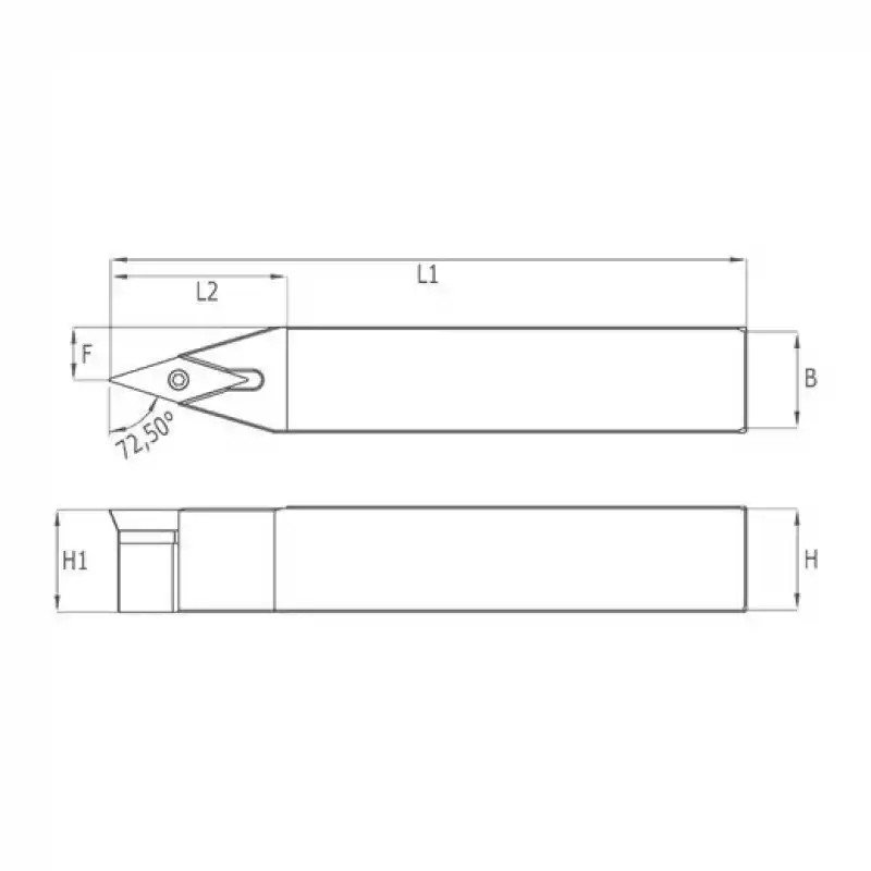 Heikenei SVVBN 16x16 H16 Dış Çap Tornalama Kateri