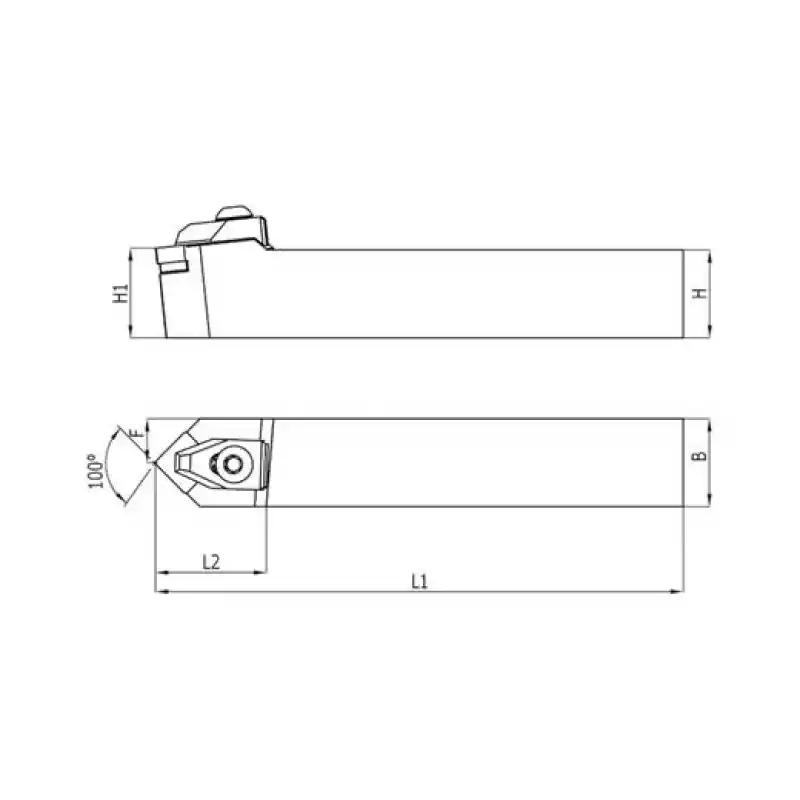 Heikenei TCMNN 25x25 M12 Dış Çap Tornalama Kateri
