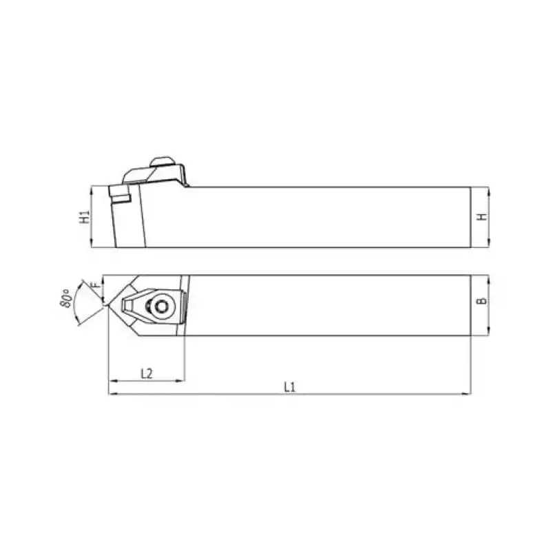 Heikenei TCZNN 32x32 P12 Dış Çap Tornalama Kateri
