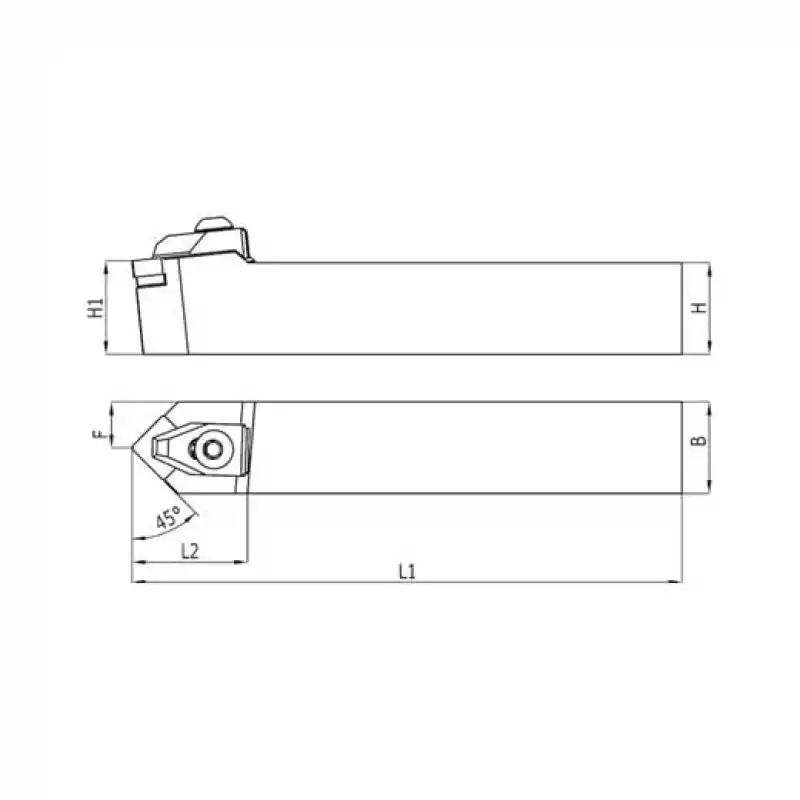 Heikenei TSDNN 32x32 P12 Dış Çap Tornalama Kateri