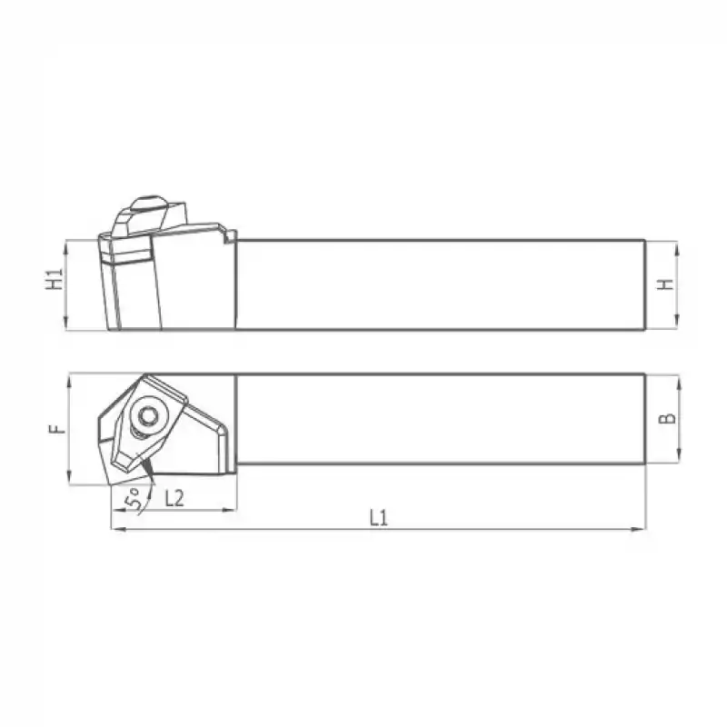 Heikenei TSLNL 32x32 P12 Dış Çap Tornalama Kateri