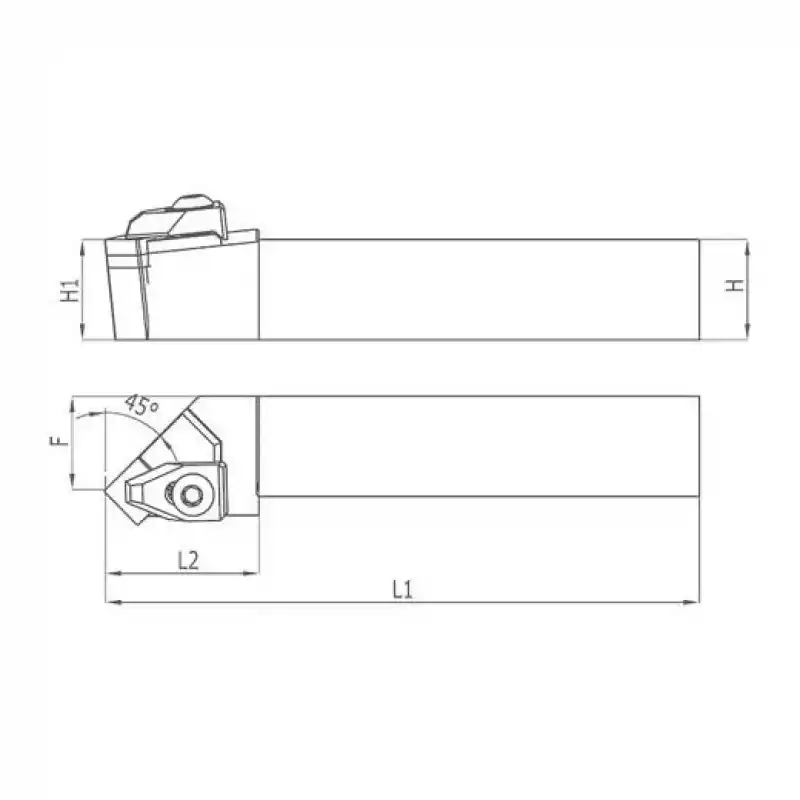 Heikenei TSSNR 20x20 K12 Dış Çap Tornalama Kateri