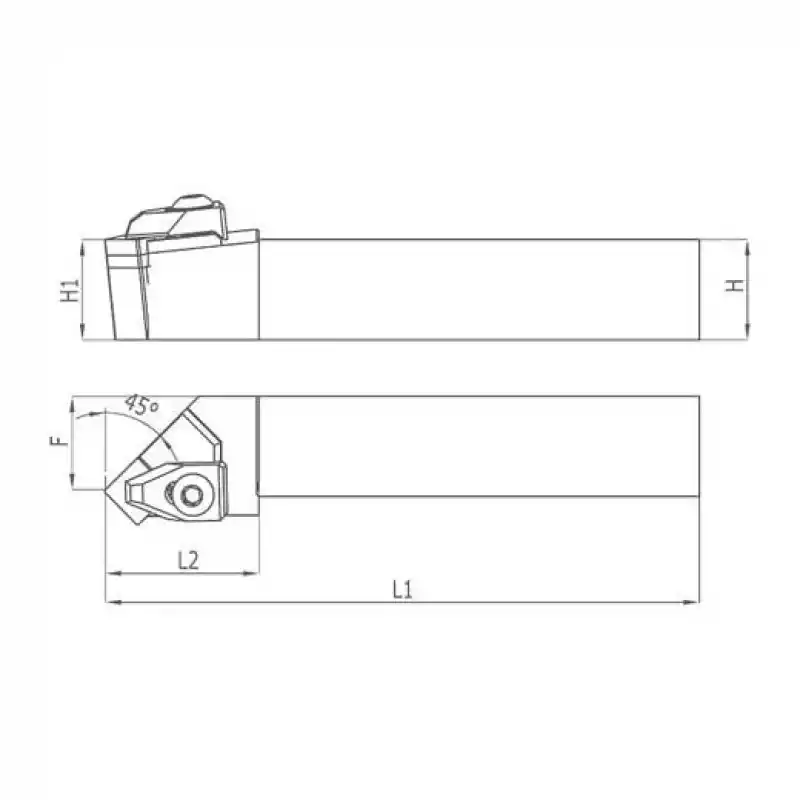 Heikenei TSSNR 25x25 M15 Dış Çap Tornalama Kateri
