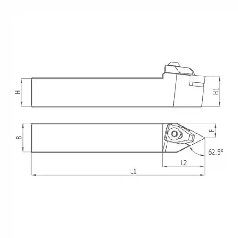 Heikenei TTGNL 25x25 M22 Dış Çap Tornalama Kateri