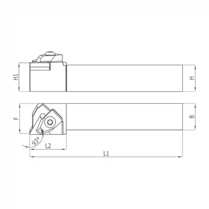 Heikenei TTJNL 25x25 M22 Dış Çap Tornalama Kateri