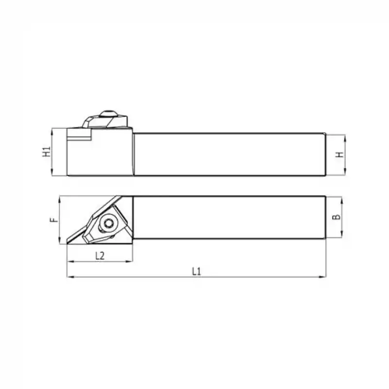 Heikenei TVJNR 25x25 M16 Dış Çap Tornalama Kateri