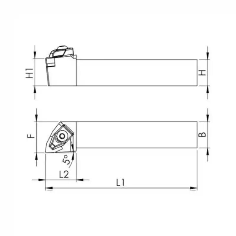 Heikenei TWLNL 25x25 M08 Dış Çap Tornalama Kateri