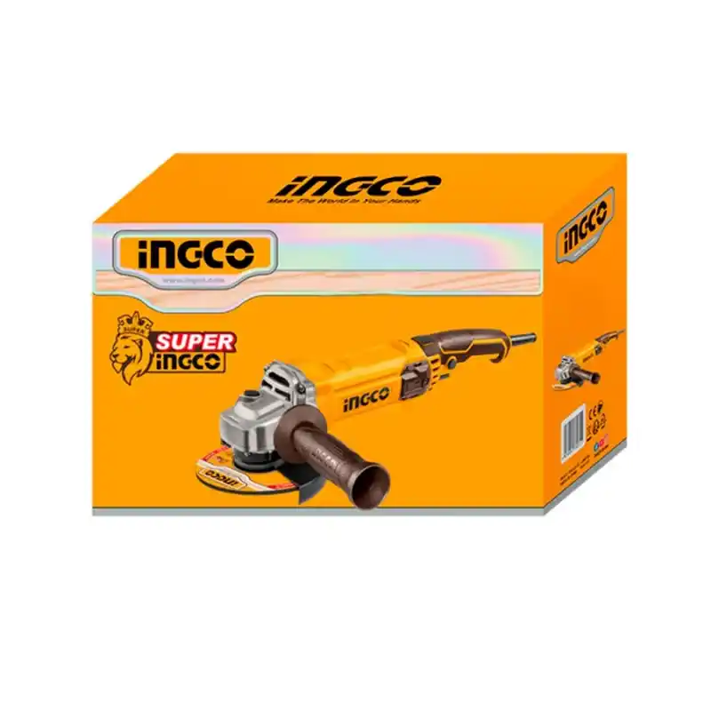 Ingco AG1100385E Devir Ayarlı Avuç Taşlama 125 mm