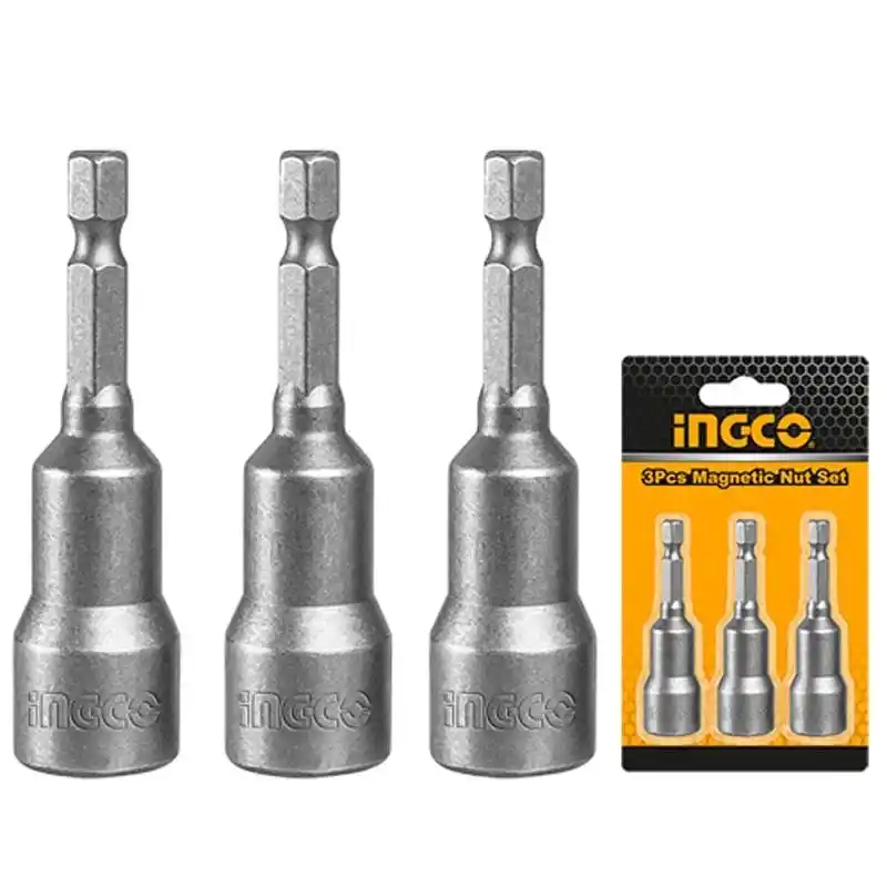Ingco AMN1331 3lü 13mm Manyetik Somun Adaptörü Seti