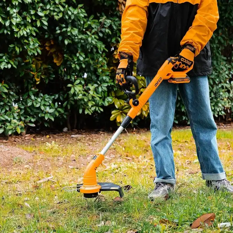 Ingco CGTLI20018 Akülü Çim Biçme Kenar Kesme Tırpan