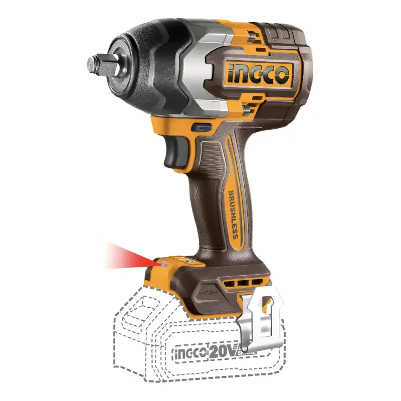 Ingco CIWLI20851 Solo Akülü Somun Sıkma 1/2 850 Nm