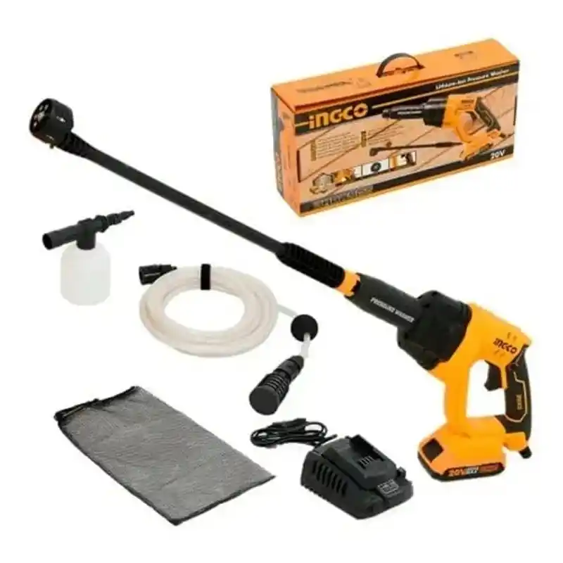 Ingco CPWLI20082 Akülü Basınçlı Yıkama Makinesi 25 Bar