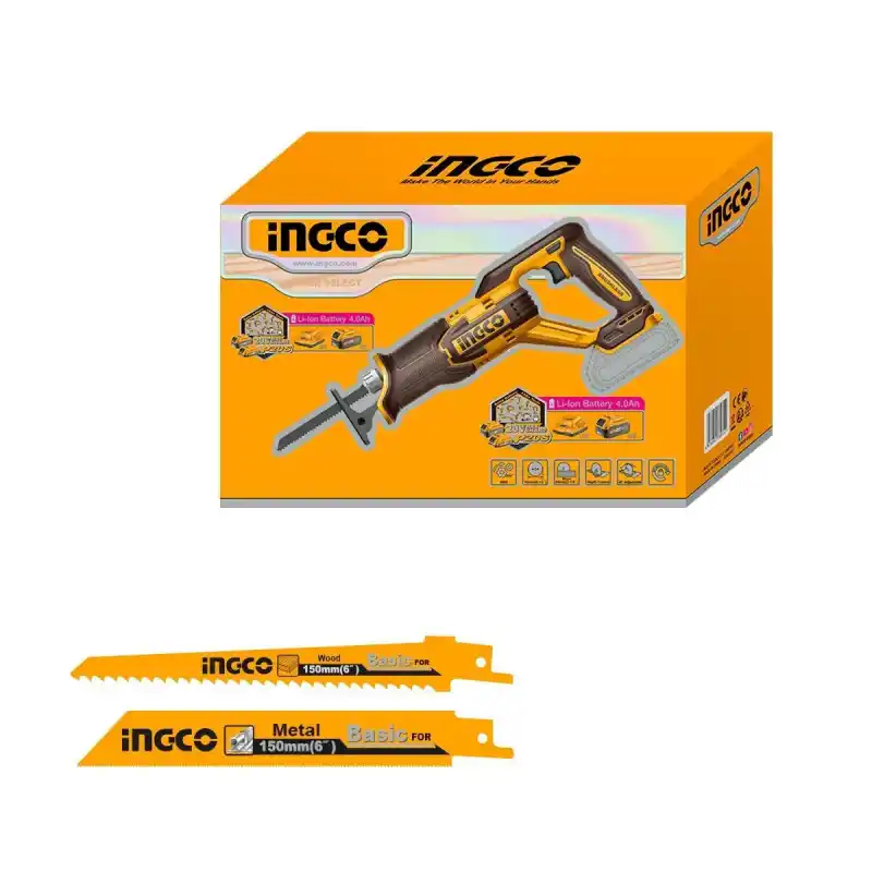 Ingco CRSLI2108 Solo Akülü Tilki Kuyruğu Kılıç Testere