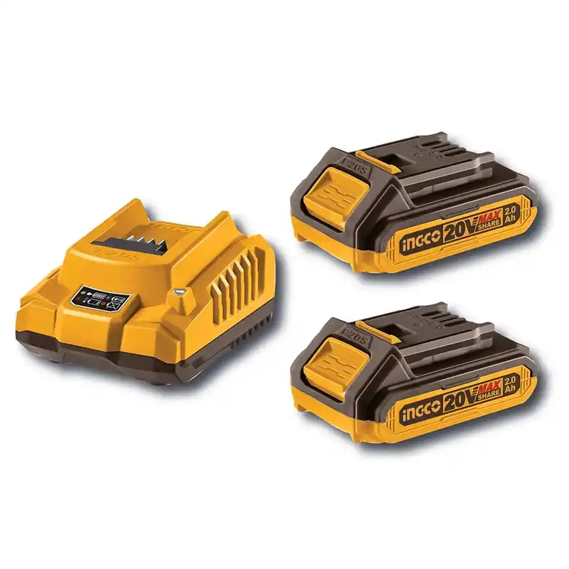Ingco FBCPK1222E Akü ve Şarj Cihazı Seti 20V 2.0Ah