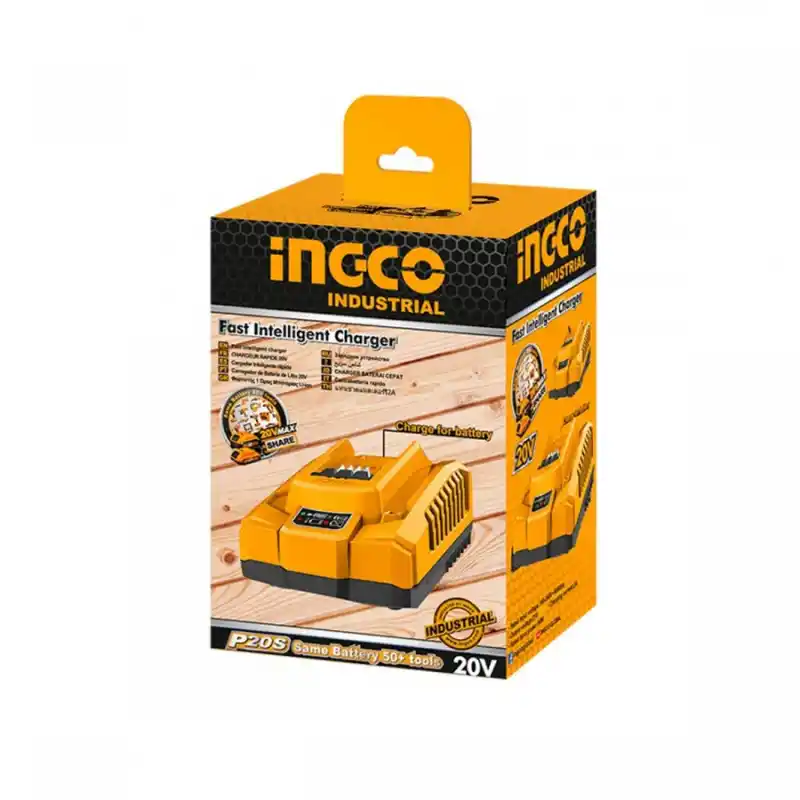 Ingco FCLI20411E Hızlı Akıllı Şarj Cihazı 20V 4.0Ah