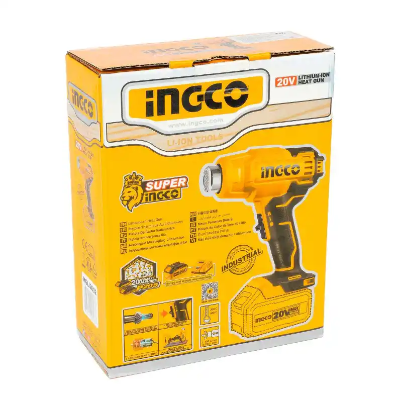 Ingco HGLI2002 Solo Akülü Sıcak Hava Tabancası