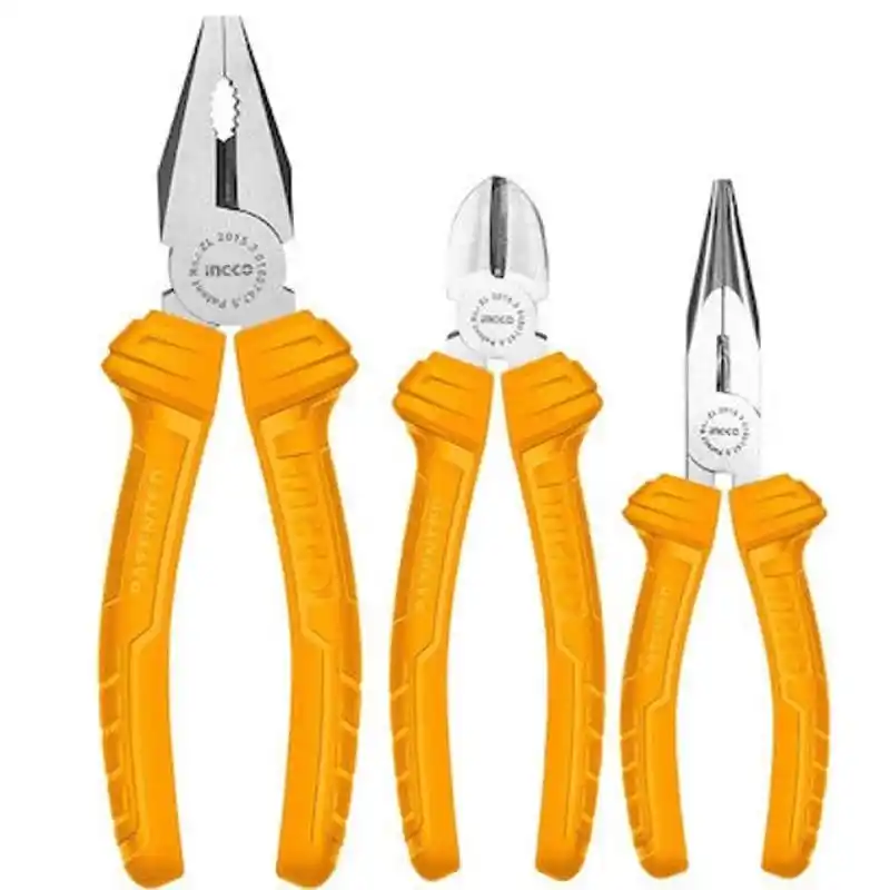 Ingco HKPS08311 3lü Set Pense, Yan Keski, Kargaburun Pense