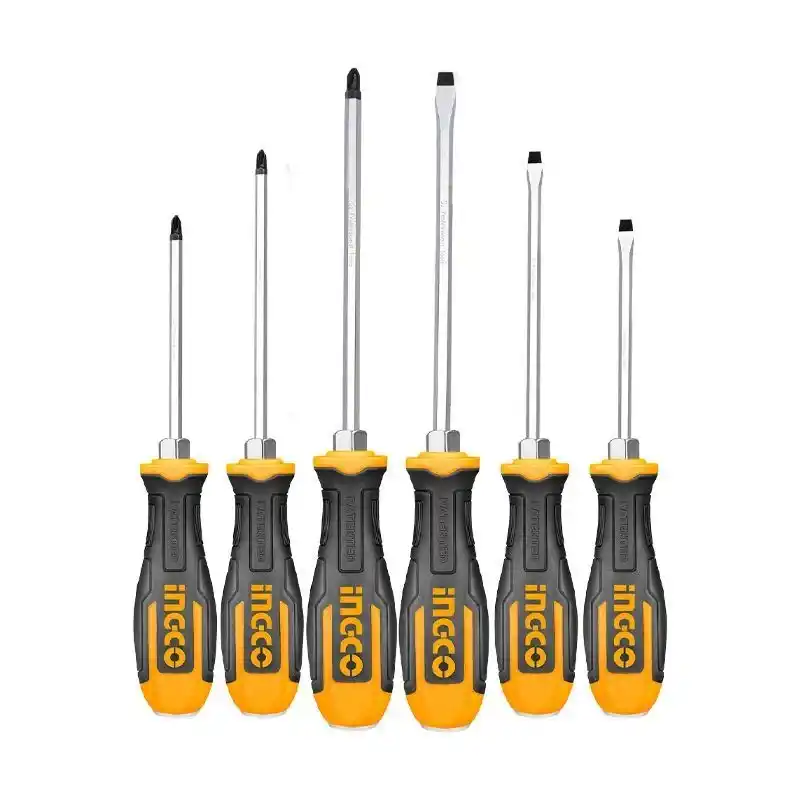 Ingco HSGT680608 Endüstriyel 6lı Darbeli Tornavida Seti
