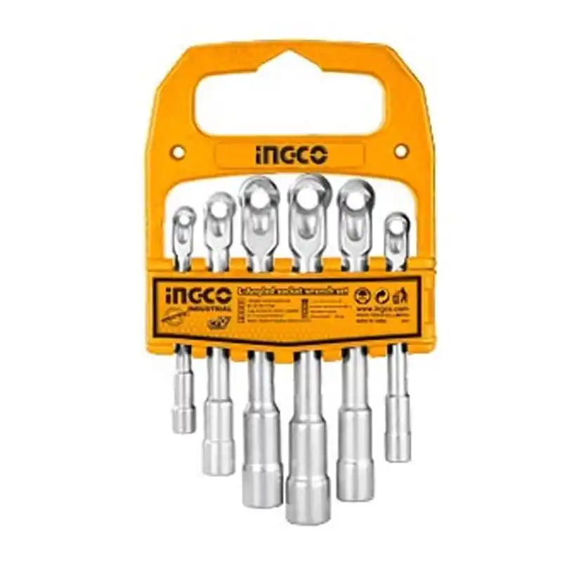 Ingco LASWT0901 Endüstriyel 9lu L-Açılı Lokma Anahtar Seti