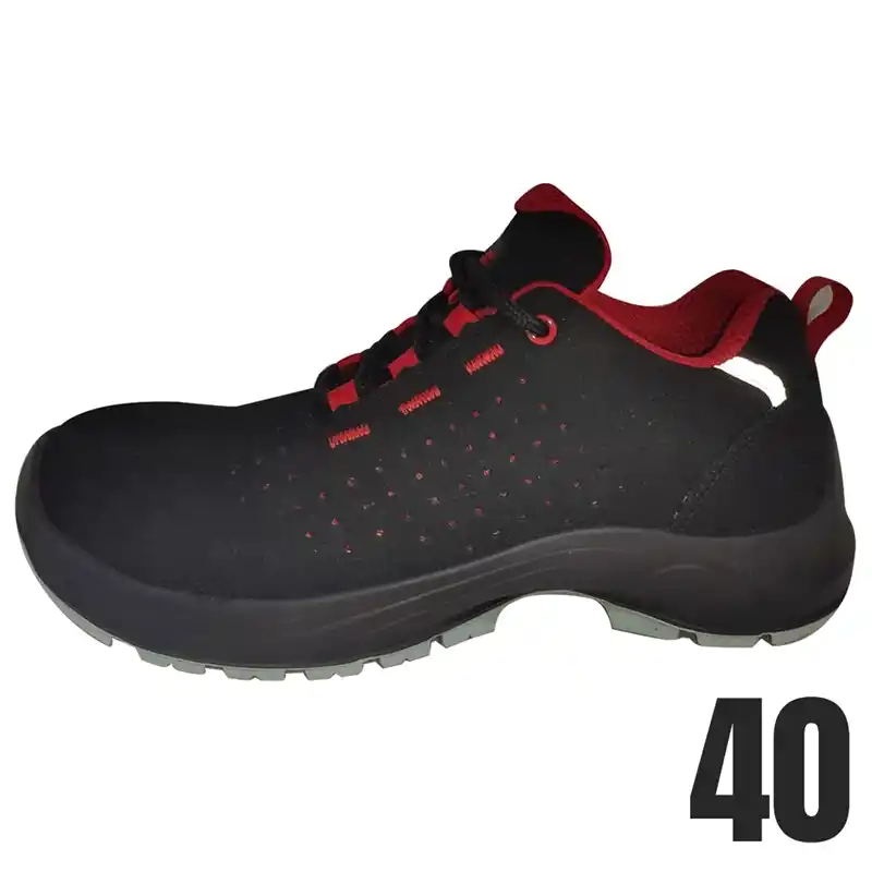 Stayer İş Ayakkabısı Mikrosüet Deri Kompozit Burun Çift Dansite PU-PU Taban 40 Numara