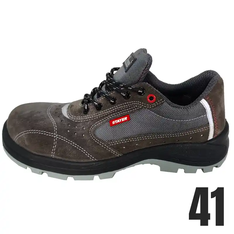 Stayer WINDJR İş Ayakkabısı Süet Deri Kompozit Burun Çift Dansite PU-PU Taban 41 Numara