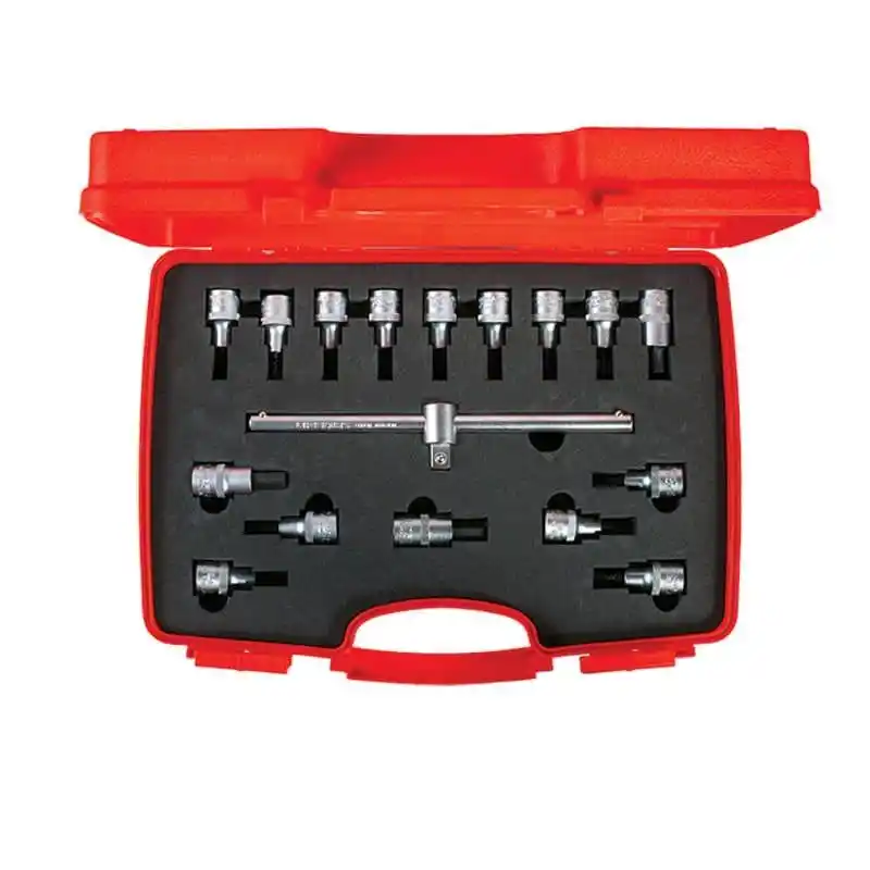 İzeltaş 1113006017 1/2 17 Parça Lokmalı Alyan Uç Ve Star Tork Uç Takımı