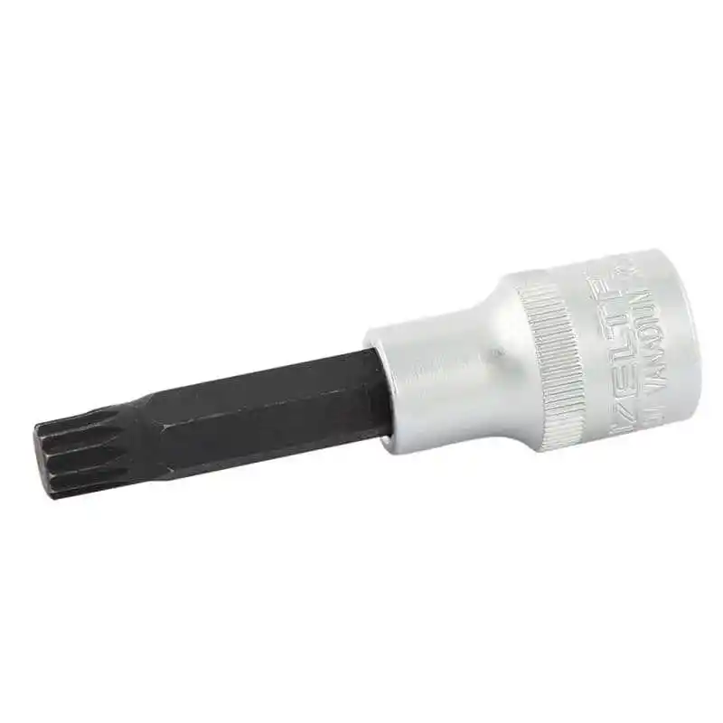 İzeltaş 1114064112 1/2 M 12 80mm On İki Köşe Lokmalı Yivli Bits Uç